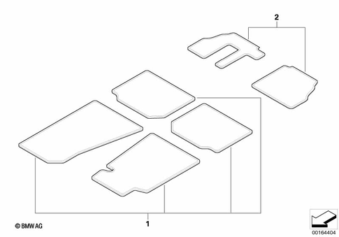 Interior Equipment Components for 1992 BMW 740i #2