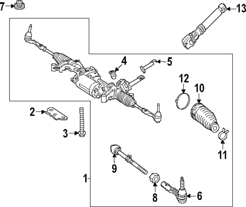 Steering Gear & Linkage for 2024 Mercedes-Benz CLE53 AMG #0