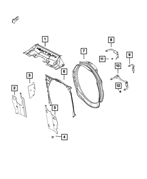 Radiator and Related Parts; Charge Air Cooler for 2018 Ram 3500 #10