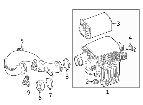 Air Intake for 2018 Mercedes-Benz SLC 300 #0