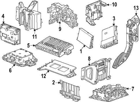 Electrical Components for 2025 Cadillac ESCALADE IQ #1