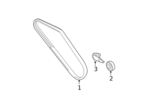 Belts & Pulleys for 1999 Hyundai Sonata #0