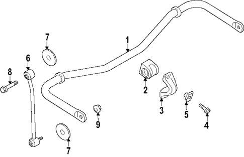 Stabilizer Bar & Components for 2025 Ford Transit-350 #0