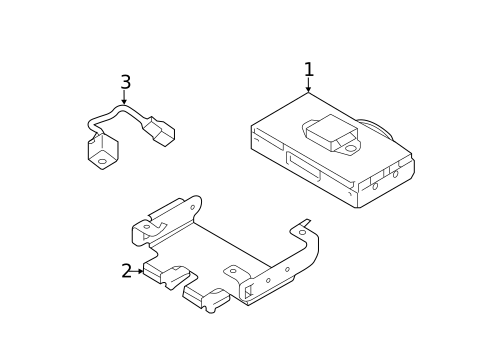 Communication System Components for 2014 INFINITI Q70 #1