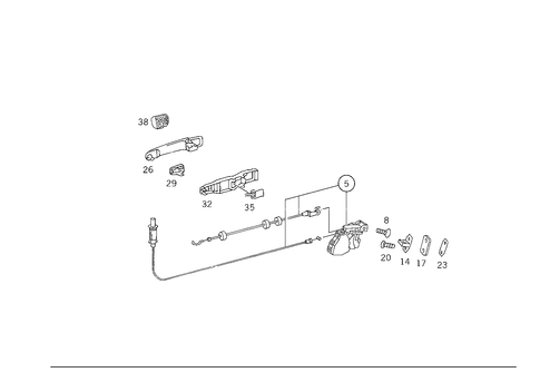 Locking System for 2001 Mercedes-Benz ML 430 #1