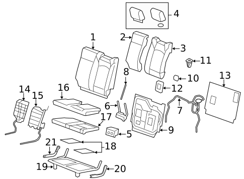 Third Row Seats for 2008 GMC Acadia #0