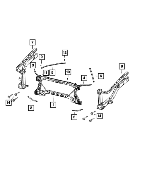 Radiator and Related Parts; Charge Air Cooler for 2019 Ram 3500 #3