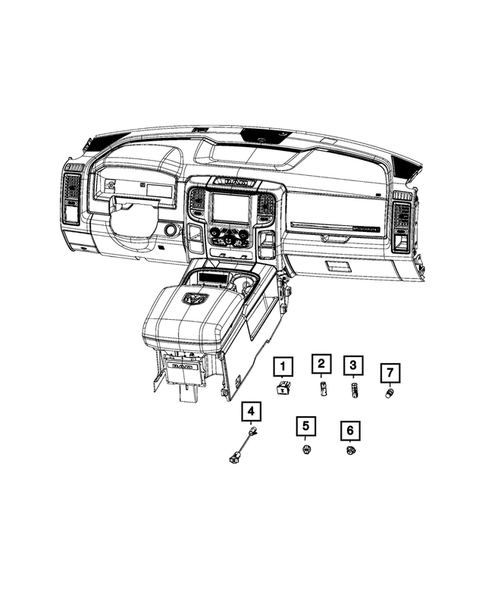 Power Distribution Center, Fuse Block, Junction Block, Relays and Fuses for 2018 Ram 1500 #1