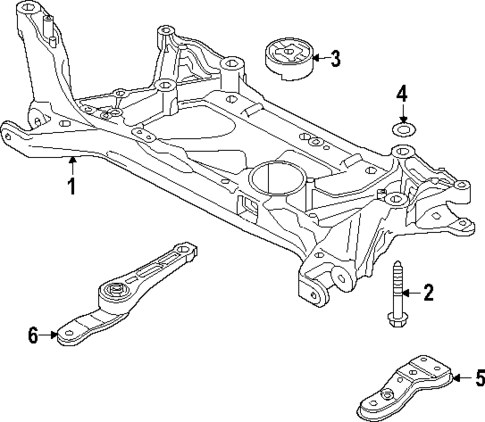 Suspension Mounting for 2025 Volkswagen Golf R #0