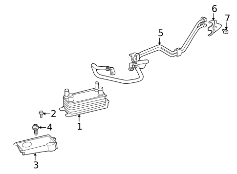 Trans Oil Cooler for 2013 Jaguar XJ #0