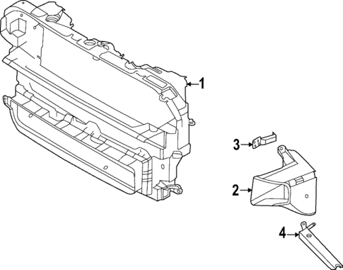 Ducts for 2020 Mini Cooper Countryman #1