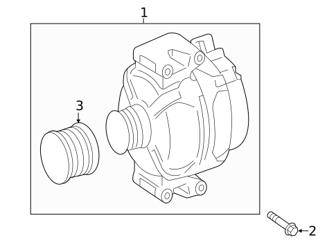 Alternator for 2022 Mercedes-Benz S 580 #2