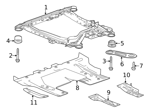 Suspension Mounting for 2017 Cadillac XTS #0