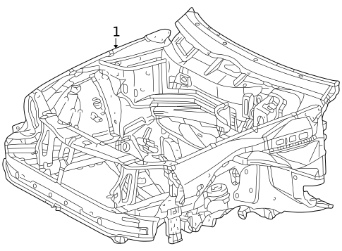 Inner Structure for 1999 Mercedes-Benz CLK430 #2