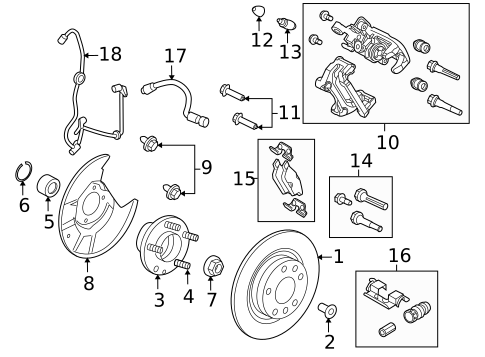 Brake Hydraulics for 2010 Mercury Milan #1