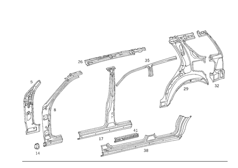 Side Panels for 2003 Mercedes-Benz ML55 AMG #0