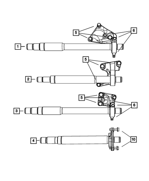 Front Axle Drive Shafts for 2009 Dodge Journey #1