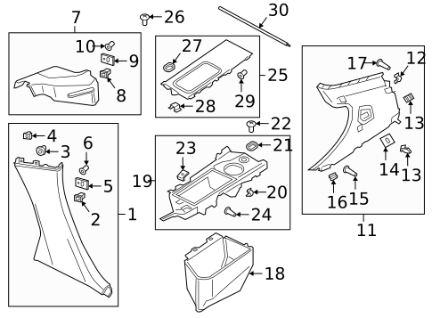 Interior Trim - Quarter Panels for 2023 Porsche 718 Spyder #4