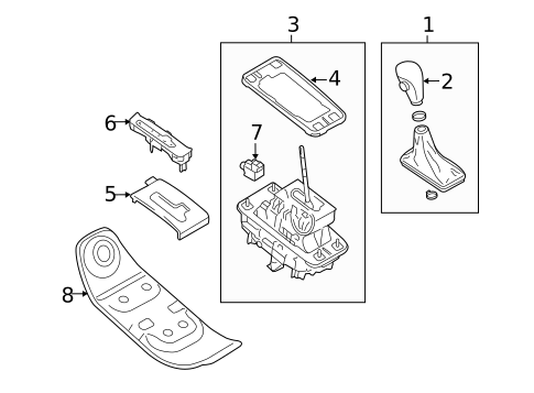 Console for 2013 Audi A4 #2
