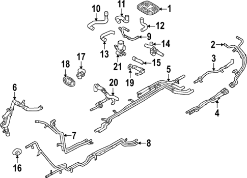 Hoses & Lines for 2025 Audi Q5 Sportback #0