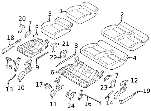 Second Row Seats for 2014 Ford Transit Connect #1