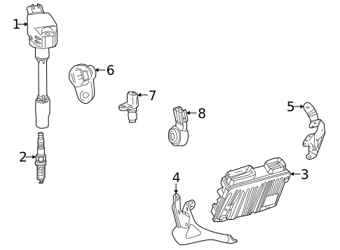 Ignition System for 2023 Toyota Venza #0