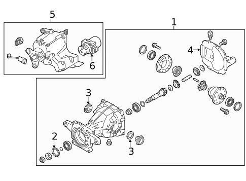 Axle & Differential for 2019 Kia Sorento #0