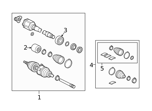 Drive Axles for 2012 Lexus RX350 #0