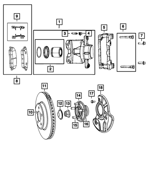 Front Brakes for 2023 Dodge Charger #2