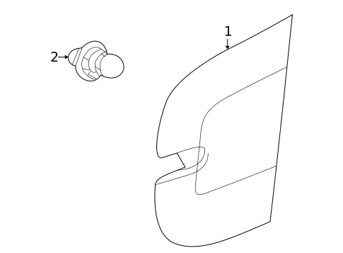 Bulbs - Chassis for 2010 Ford Taurus #3