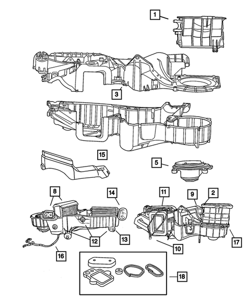 Air Conditioner and Heater Units for 2005 Chrysler PT Cruiser #0