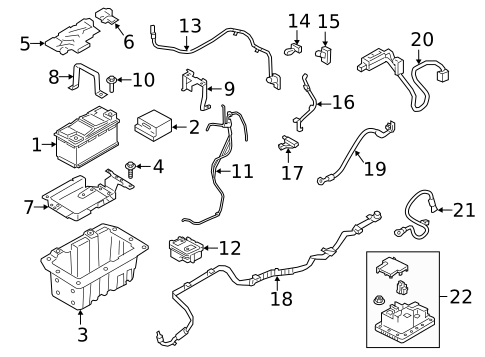Battery for 2019 Land Rover Range Rover Velar #6