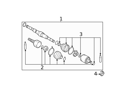 Drive Axles for 2002 Nissan Sentra #0