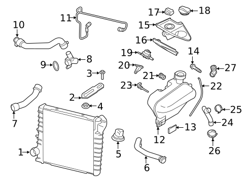 Radiator & Components for 2025 Porsche 718 Cayman #3