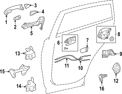 Front Door for 2022 Toyota RAV4 #2