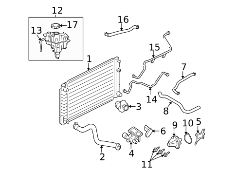 Hoses & Pipes for 2008 Mercury Mariner #0
