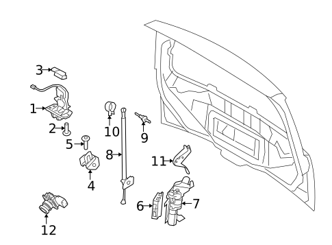 Switches, Solenoids & Actuators for 2010 Ford Flex #3