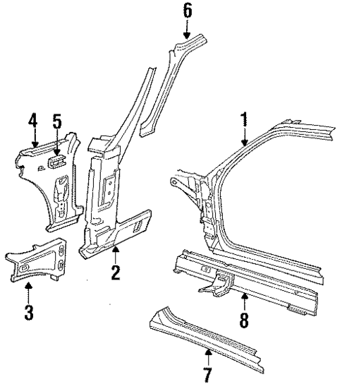 Uniside for 1989 Chrysler LeBaron #0