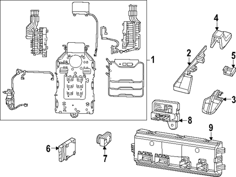Passenger Seat Components for 2025 Ram 1500 #2