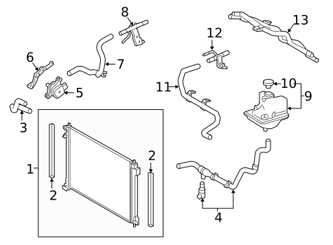 Intercooler for 2020 Lexus NX300 #0