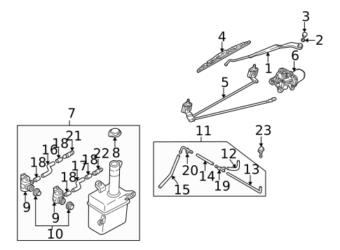 Wipers for 2002 Kia Spectra #0