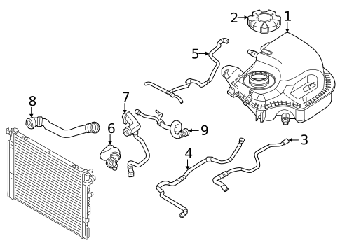 Hoses & Pipes for 2023 BMW M550i xDrive #0