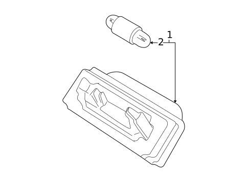 Bulbs - Chassis for 2003 Mercedes-Benz SLK 230 #2