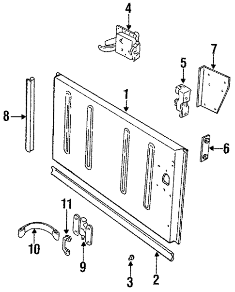 Door for 1995 Land Rover Defender 90 #0
