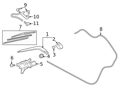 Wipers for 2017 Toyota Yaris #1