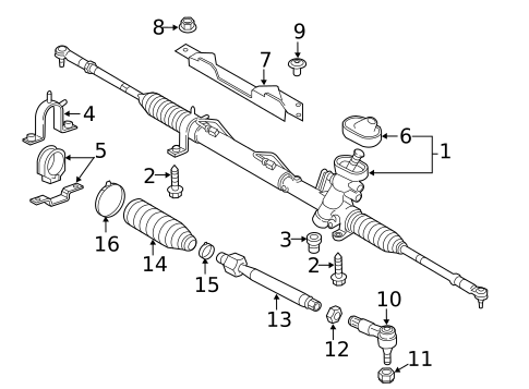 Steering Gear & Linkage for 2015 Volkswagen Golf #19