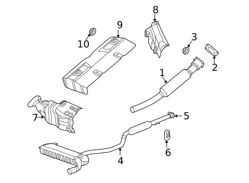 Exhaust Components for 2015 Jeep Patriot #0