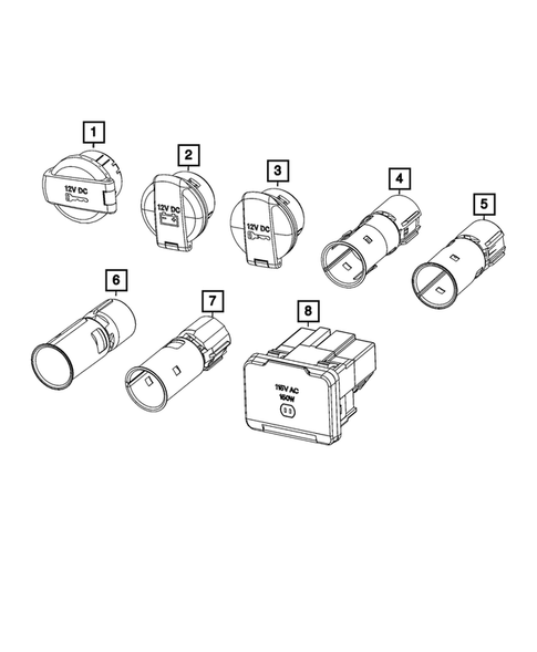Power Distribution, Fuse Block, Junction Block, Relays and Fuses for 2023 Ram 1500 Classic #1
