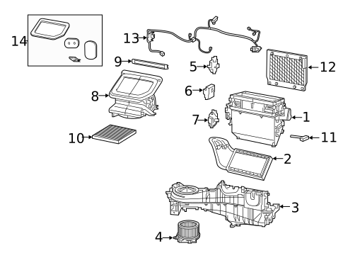 Blower Motor & Fan for 2018 Jeep Wrangler #0