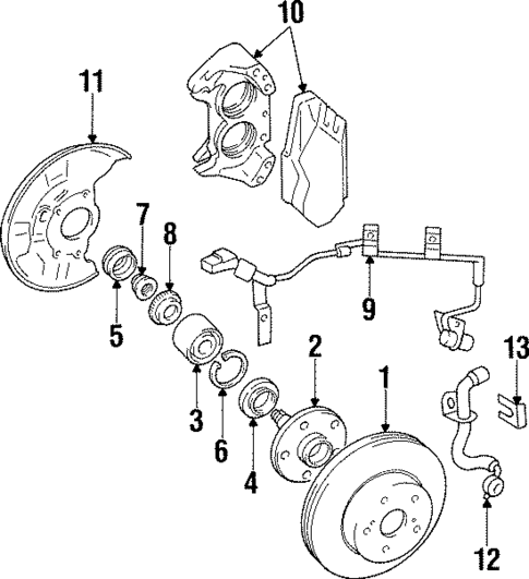 Suspension Components for 1998 Toyota Supra #2